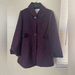 JESSICA SIMPSON - PURPLE COAT